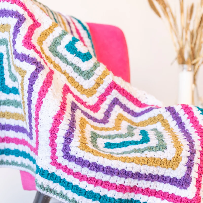 Yarn and Colors – „Amazing Blankets“-Anleitungsset (digital)