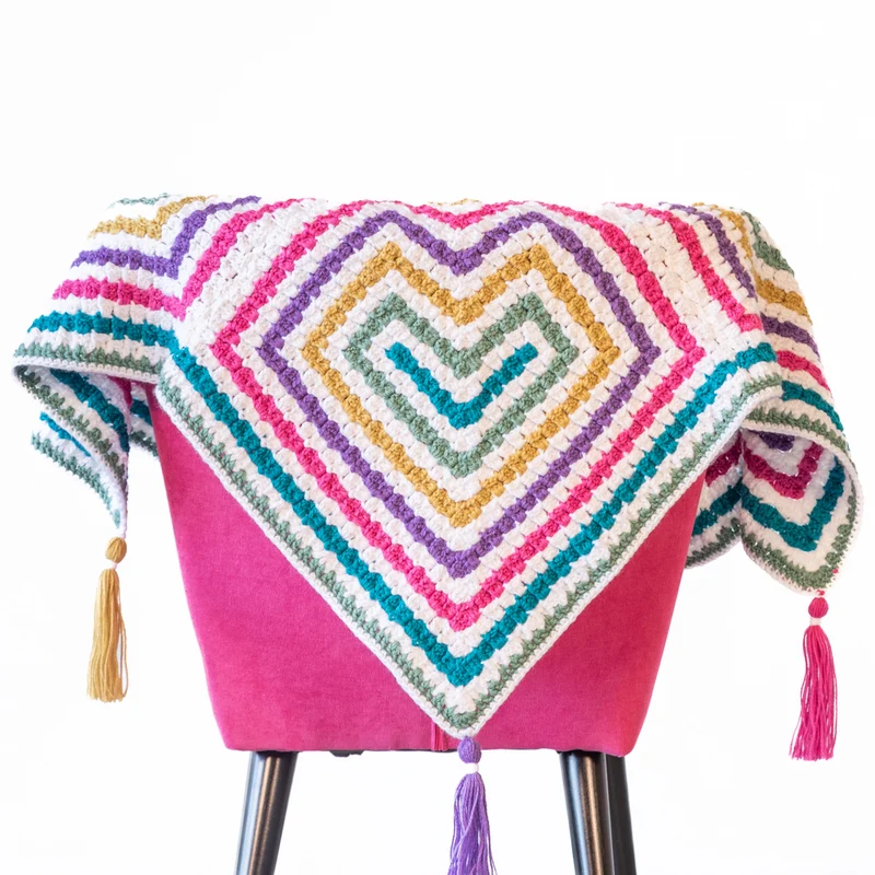 Yarn and Colors – „Amazing Blankets“-Anleitungsset (digital)