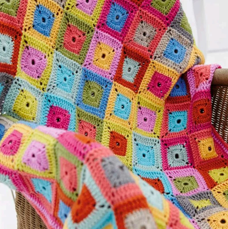 Häkelanleitung Stylecraft Life DK Nr. 9232 Decke