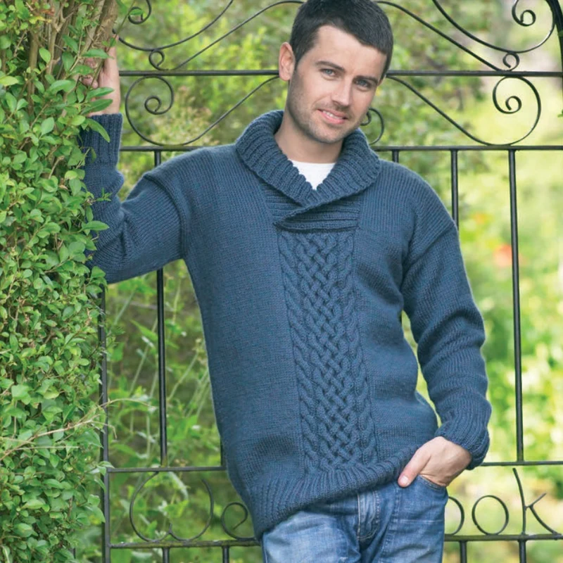 Strickanleitung Stylecraft Life Aran Nr. F085 Herrenpullover (digital)