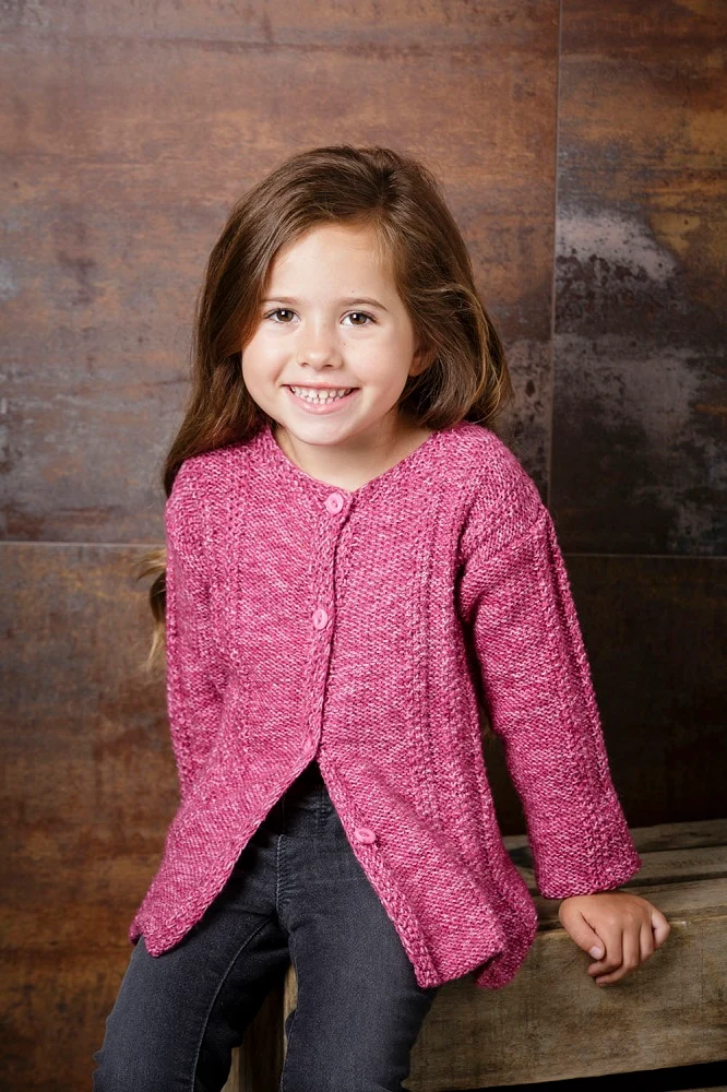 Strickanleitung Stylecraft Batik DK Nr. 9296: Mädchenpullover und Jacke