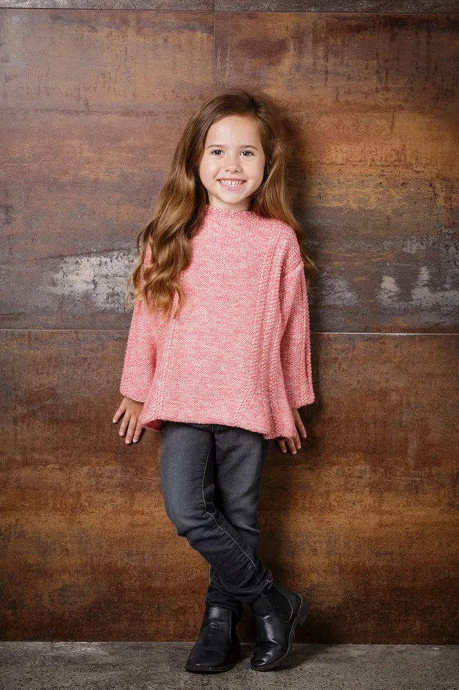 Strickanleitung Stylecraft Batik DK Nr. 9296: Mädchenpullover und Jacke