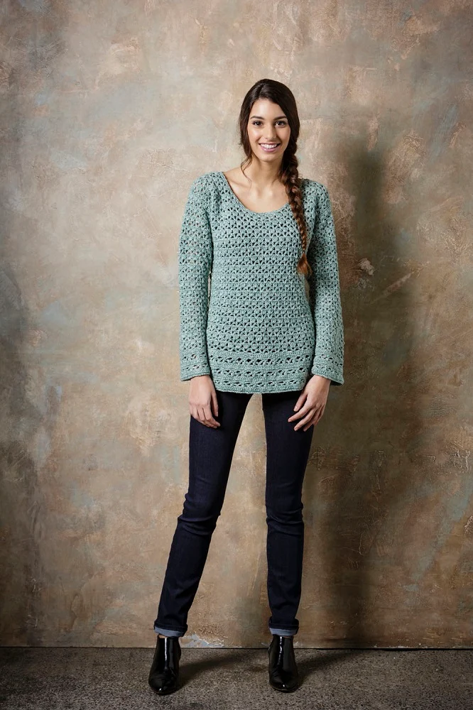 Häkelanleitung Stylecraft Batik DK Nr. 9294 Pullover und Strickjacke (digital)