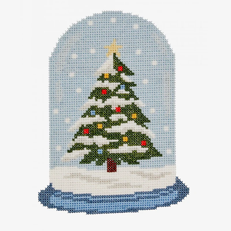 Weihnachtsbaum-Kreuzstich-Stickanleitung (digital)