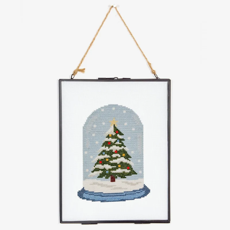 Weihnachtsbaum-Kreuzstich-Stickanleitung (digital)