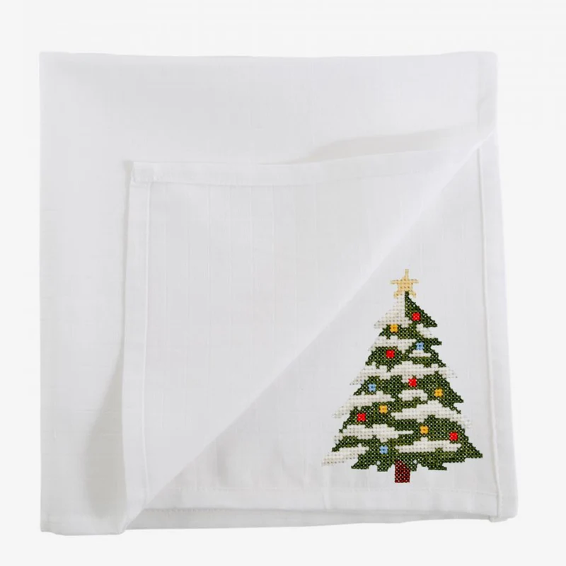 Weihnachtsbaum-Kreuzstich-Stickanleitung (digital)