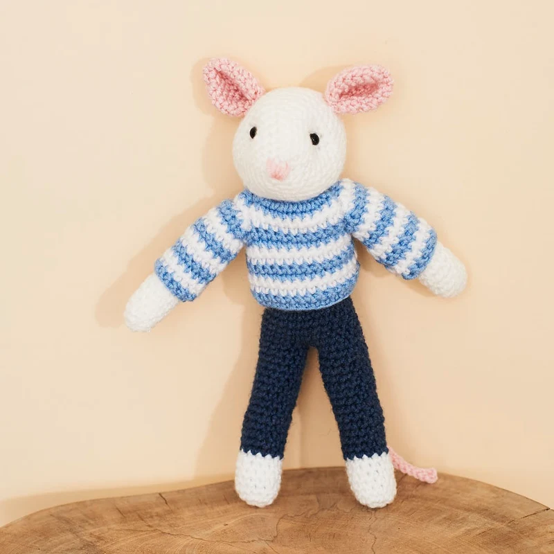 Häkelanleitung Stylecraft Bambino DK Nr. 9664 Mäusefamilie (digital)