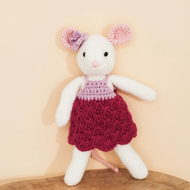 Häkelanleitung Stylecraft Bambino DK Nr. 9664 Mäusefamilie (digital)