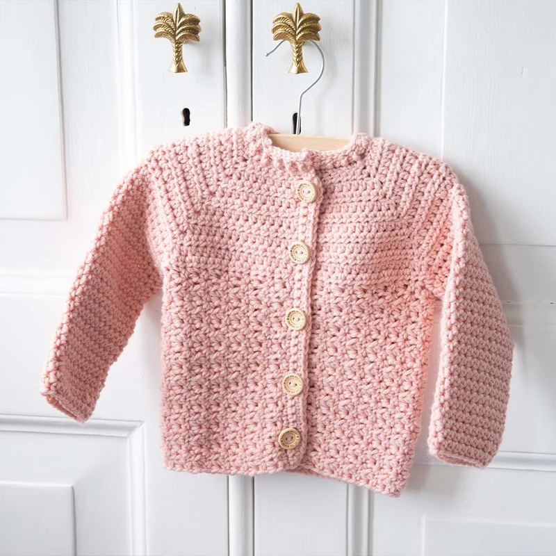 Häkelpaket für eine „Happy Baby“-Jacke