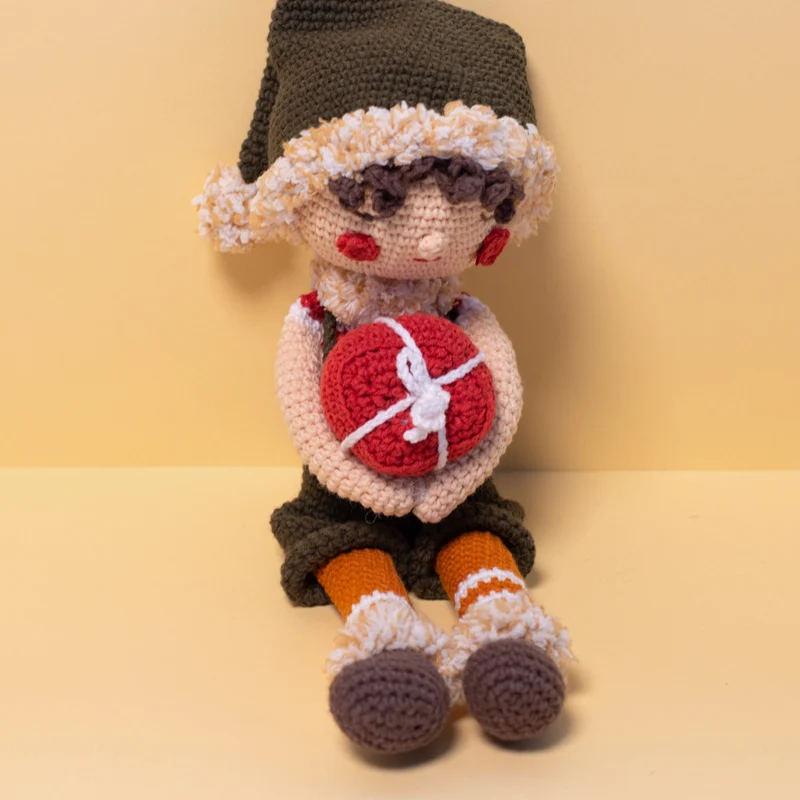 Weihnachtself-Junge – Häkelpaket