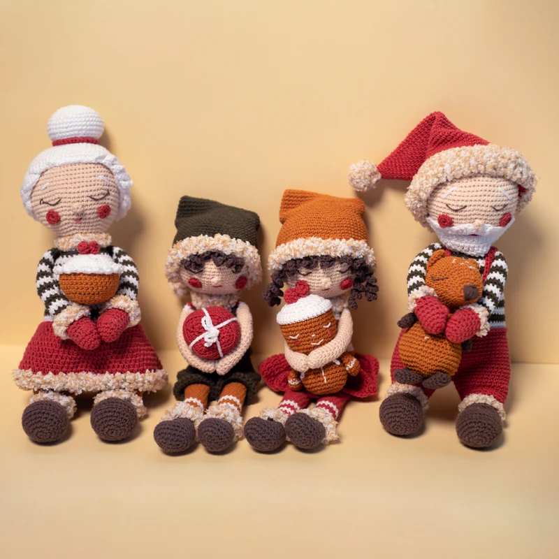 Weihnachtself-Junge – Häkelpaket