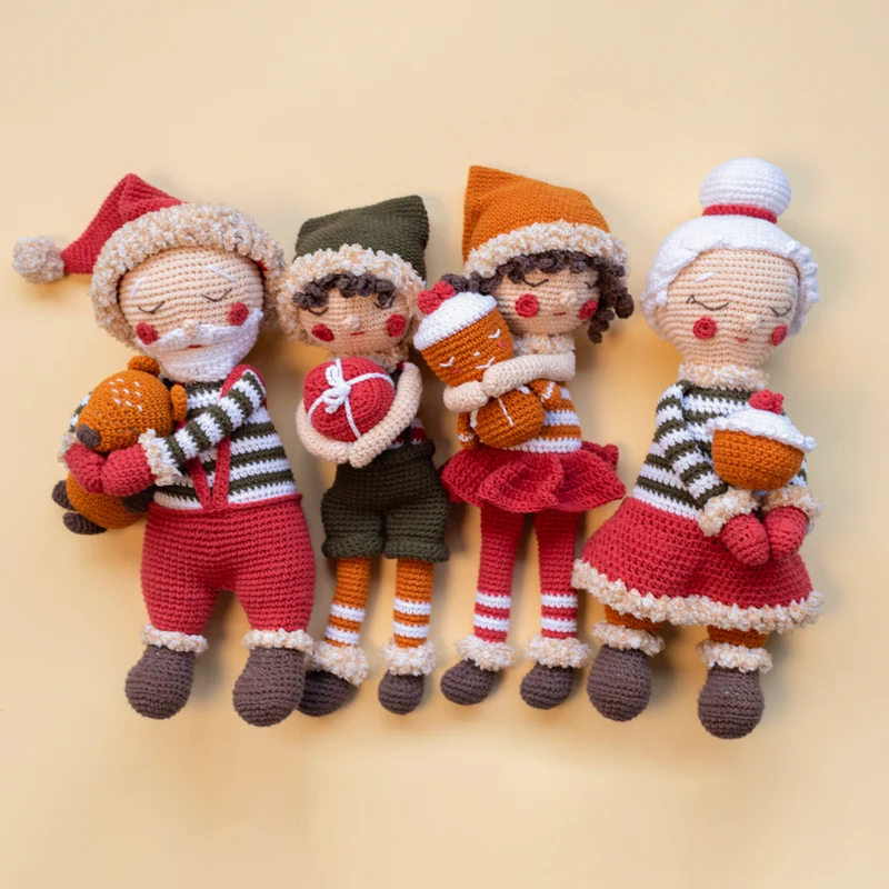 Weihnachtself-Junge – Häkelpaket