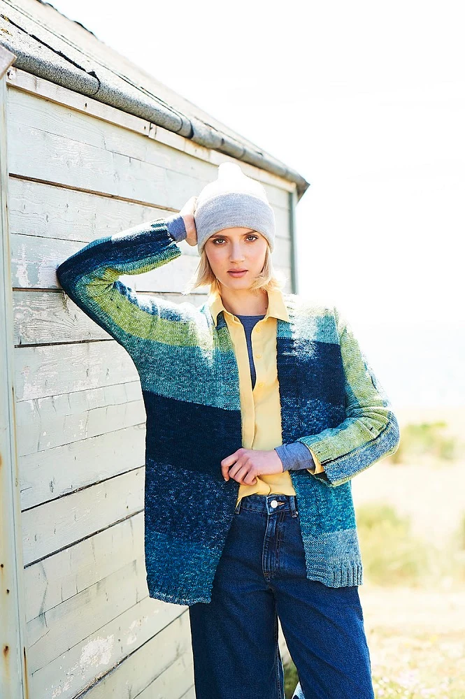 Strickanleitung Stylecraft Batik Swirl DK Nr. 9673: Jacke, Schal und Mütze