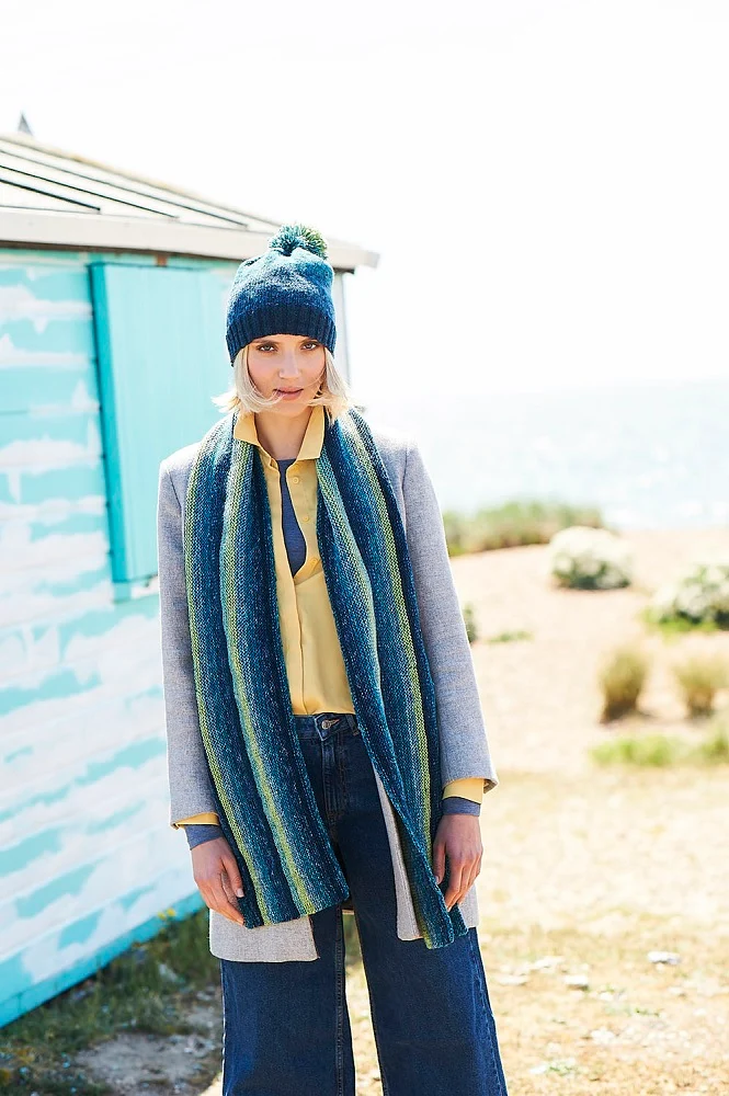 Strickanleitung Stylecraft Batik Swirl DK Nr. 9673: Jacke, Schal und Mütze