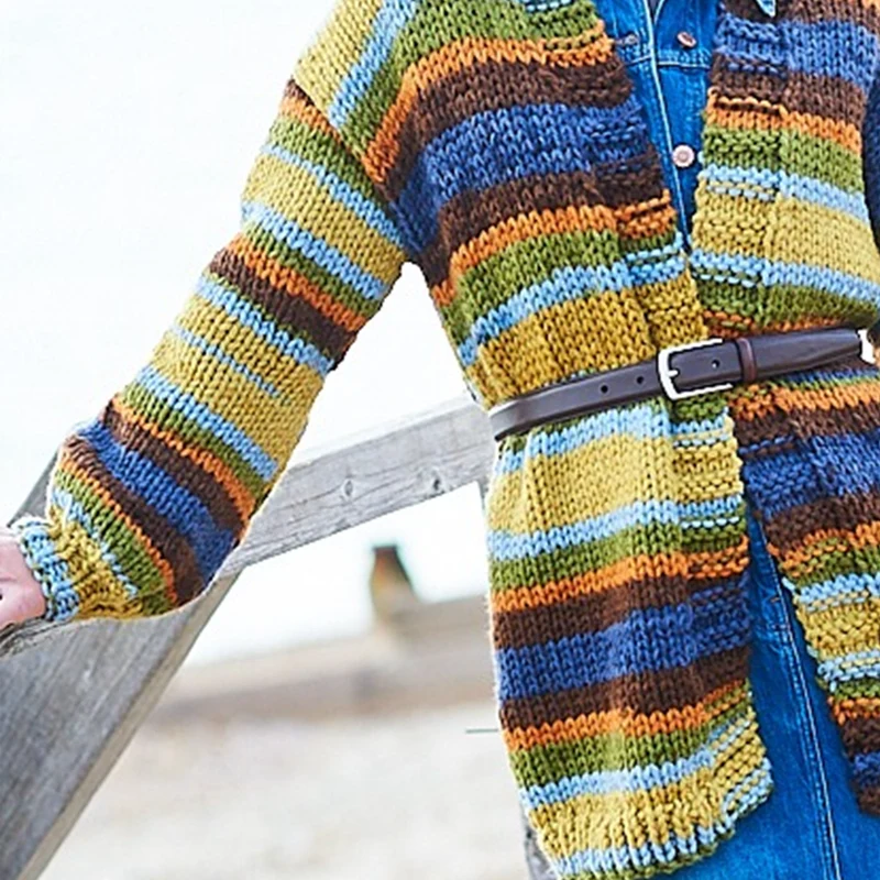 Stylecraft Merry XL Go Round Pullover-Strickanleitung (digital)