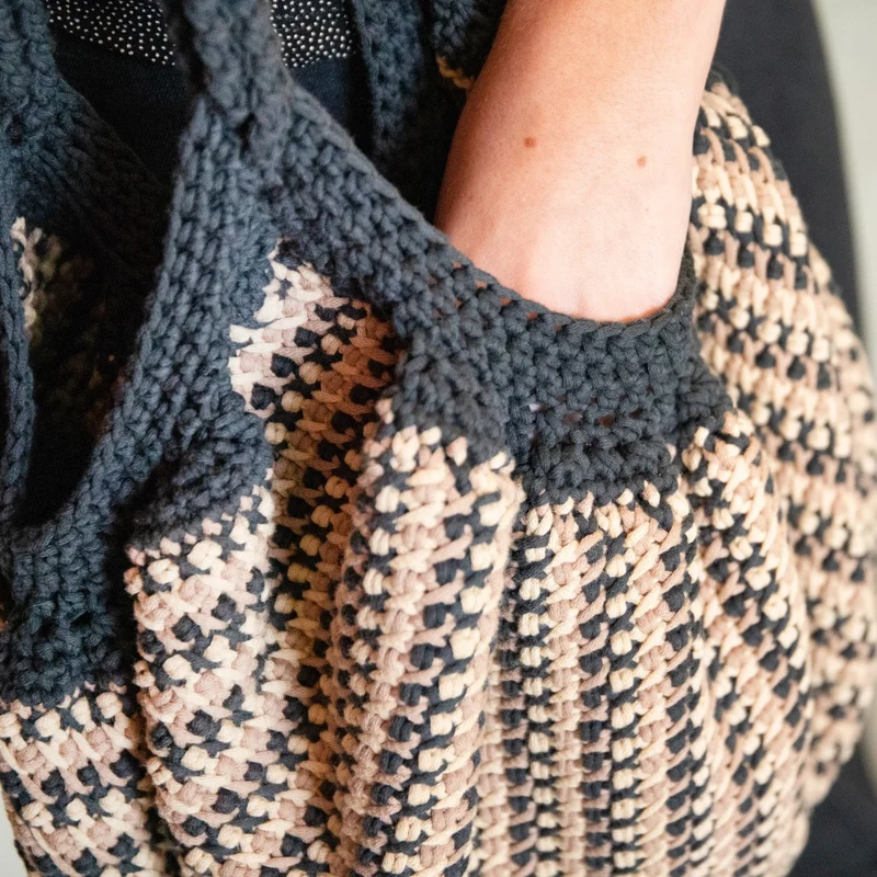 Häkelpaket „Reversible Barley Bag“