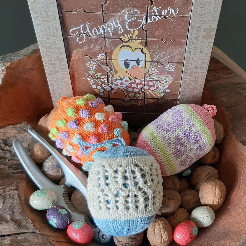 Strickanleitung „Drei Eier“ ist ein Osterei