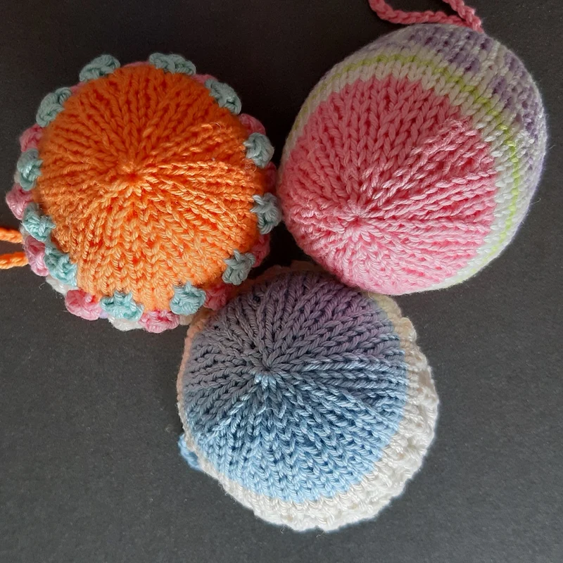 Strickanleitung „Drei Eier“ ist ein Osterei