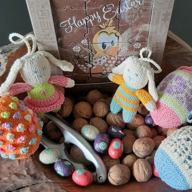 Strickanleitung „Drei Eier“ ist ein Osterei