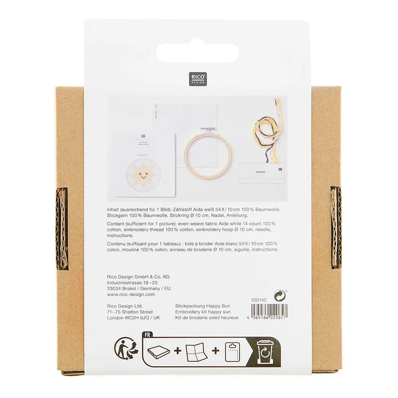 Rico-Stickpaket „Fröhliche Sonne“