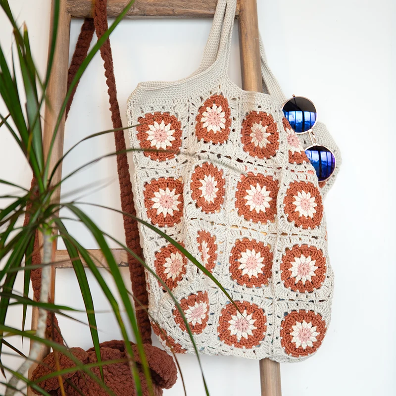 Knipmode Granny Square-Tasche – Häkelpaket
