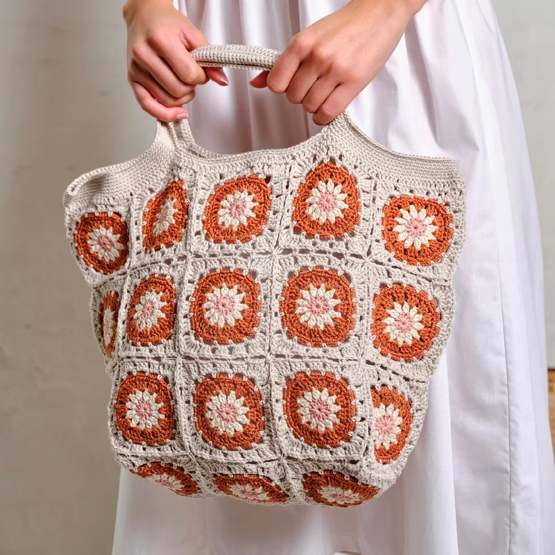 Knipmode Granny Square-Tasche – Häkelpaket