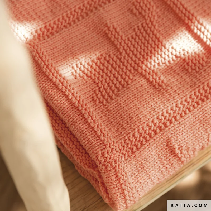 Strickanleitung „Katia Twist“ – Babydecke (digital)