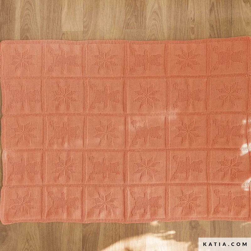 Strickanleitung „Katia Twist“ – Babydecke (digital)