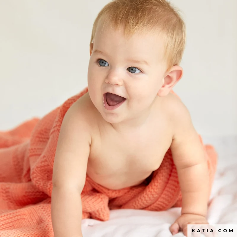 Strickanleitung „Katia Twist“ – Babydecke (digital)