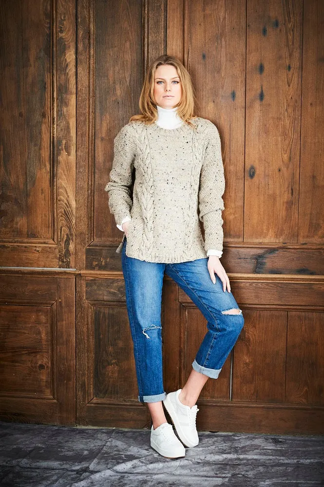 Strickanleitung Stylecraft Life DK Nr. 9657 Pullover und Rollkragenschal