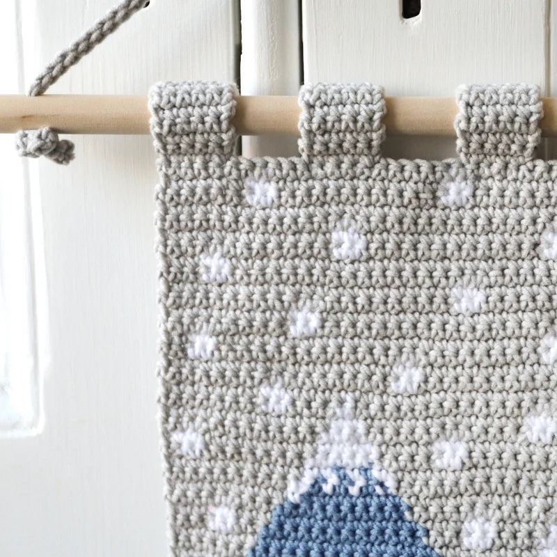 Winter-Wandbehang-Häkelpaket
