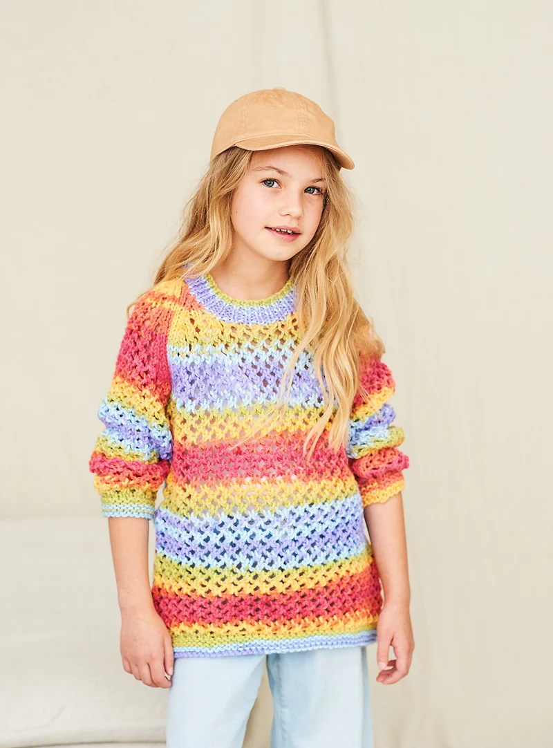 Stylecraft-Strickjacke und -Pullover aus „Merry Go Round Chunky“ 10047