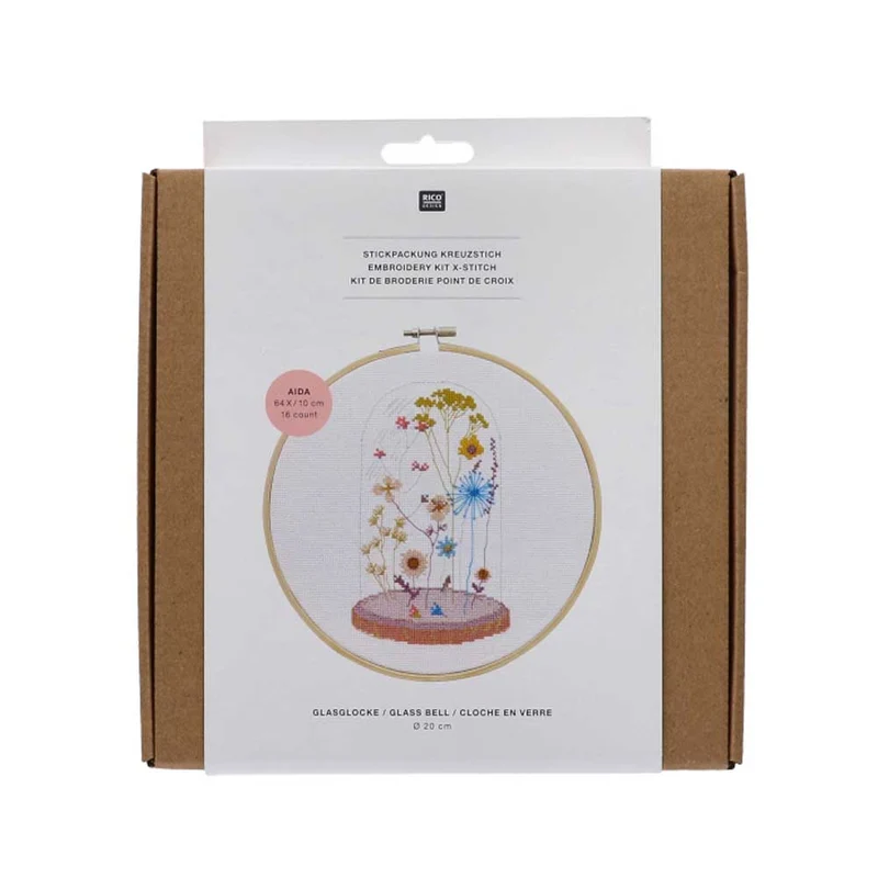 Rico Transformation – Glasglocke – Stickpaket