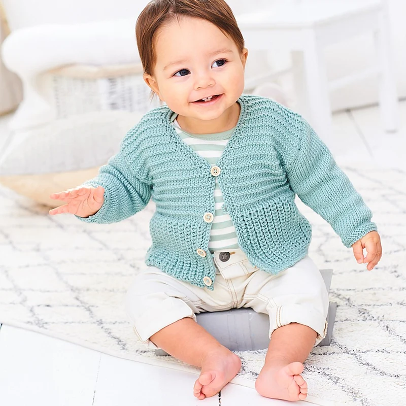 Strickanleitung Stylecraft Sweet Dreams Baby-Strickjacken 9978