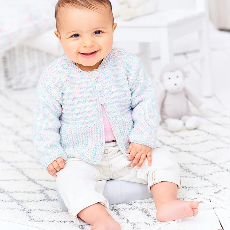 Strickanleitung Stylecraft Sweet Dreams Baby-Strickjacken 9978