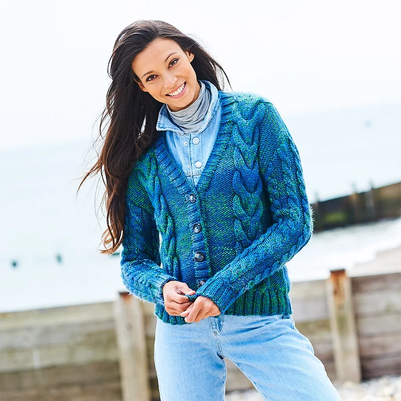 Stylecraft Colour Vibe Cardigans – Strickanleitung
