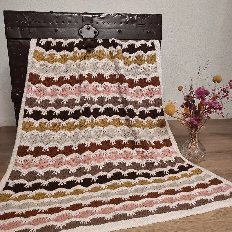 Strickanleitung „Gentle Breeze Blanket“