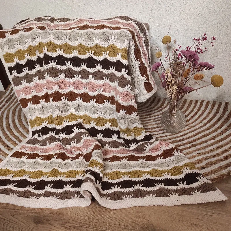 Strickanleitung „Gentle Breeze Blanket“