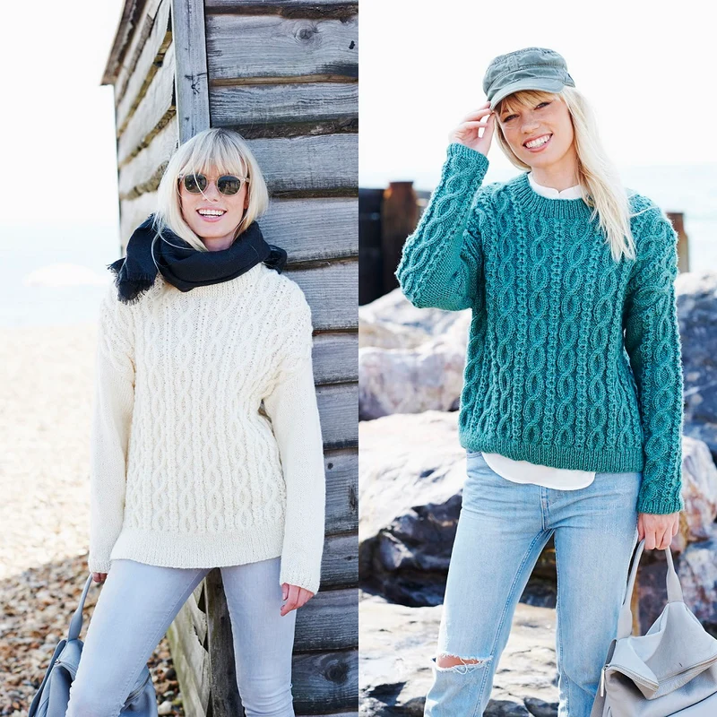 Strickanleitung Stylecraft Life Aran Nr. 9440 Pullover
