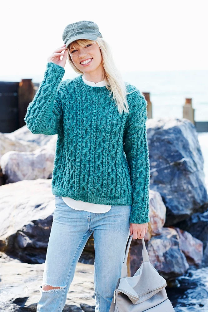 Strickanleitung Stylecraft Life Aran Nr. 9440 Pullover