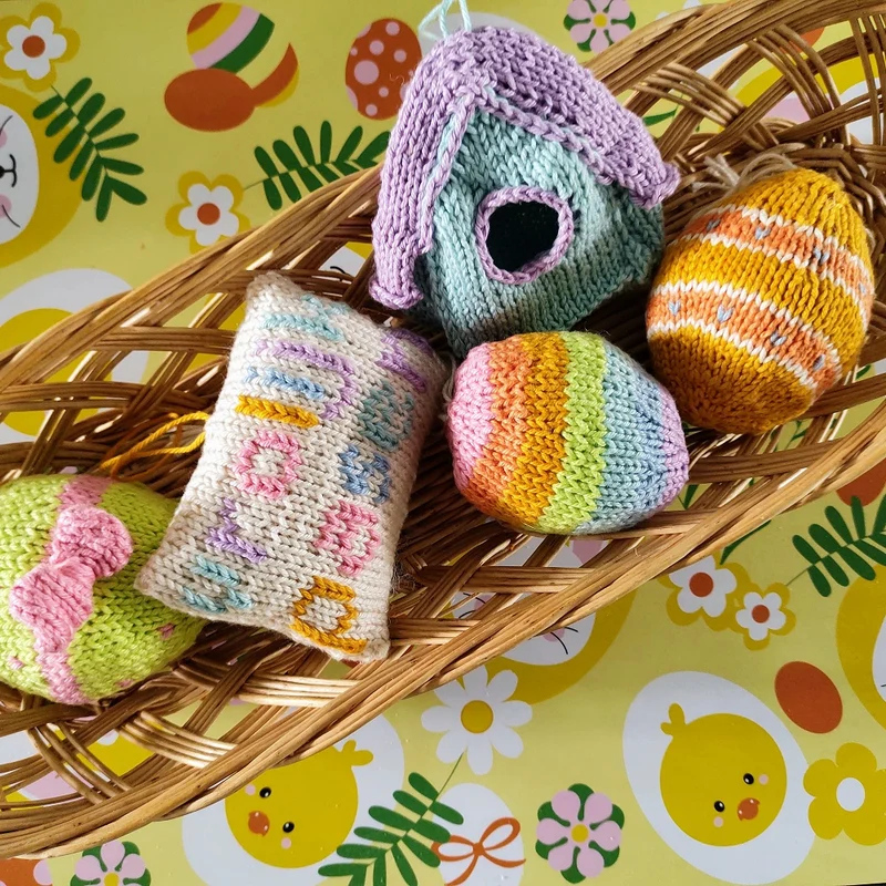 Strickanleitung „En-en“-Osteranhänger