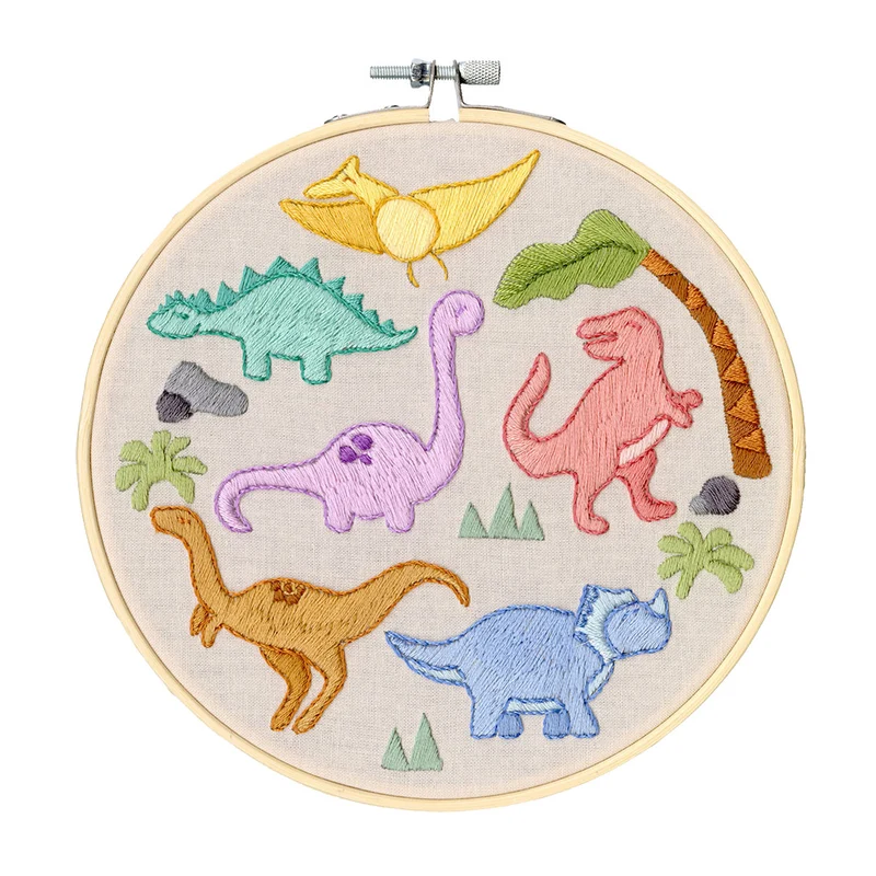 Restyle-Stickpaket „Dinos“, 17,8 cm Durchmesser