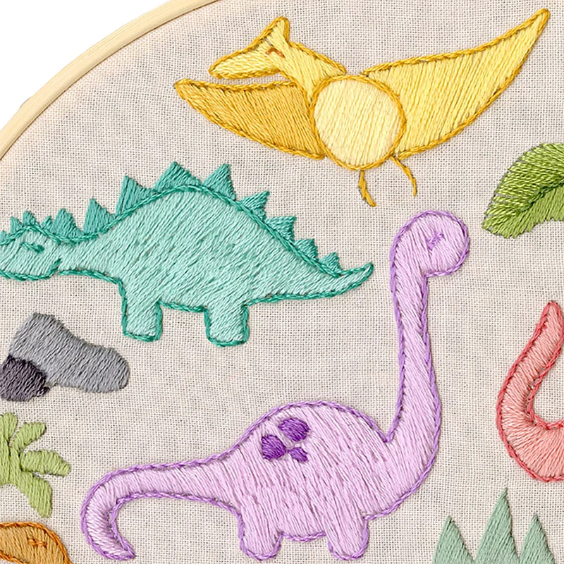 Restyle-Stickpaket „Dinos“, 17,8 cm Durchmesser