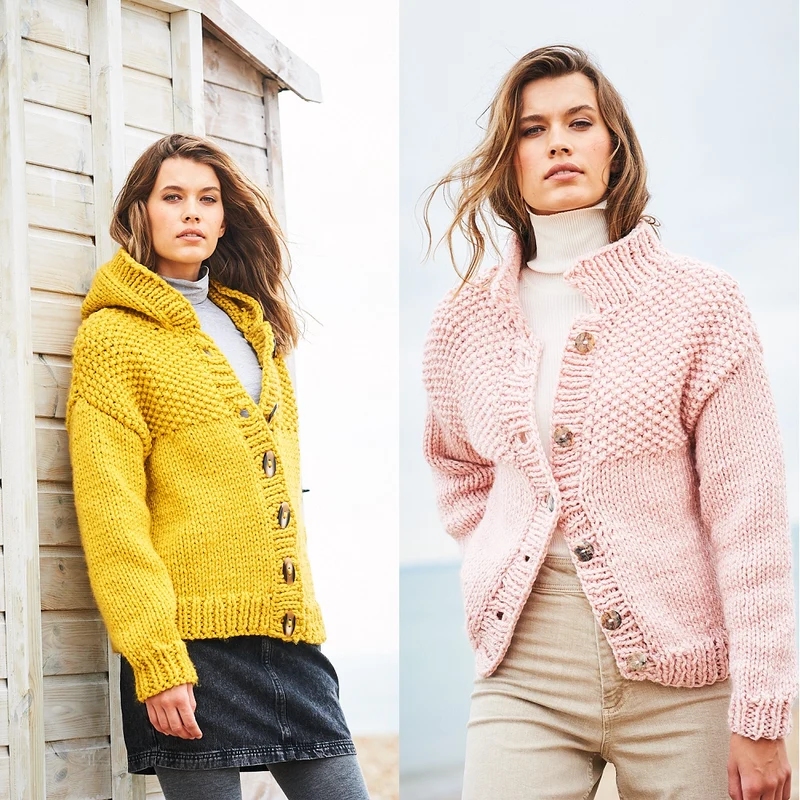 Strickanleitung Stylecraft Life & Special XL Super Chunky Nr. 9885 Jacken