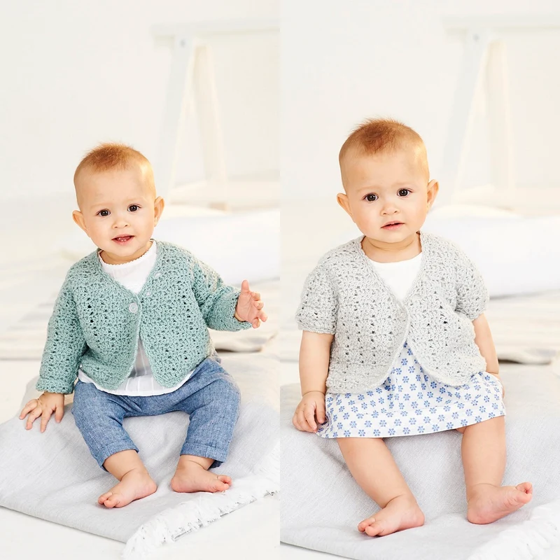 Häkelanleitung Stylecraft Bambino DK Nr. 9532 Babyjacken (digital)