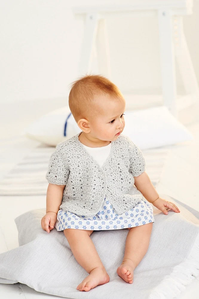 Häkelanleitung Stylecraft Bambino DK Nr. 9532 Babyjacken (digital)