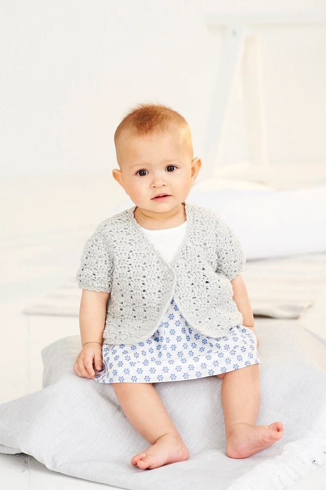 Häkelanleitung Stylecraft Bambino DK Nr. 9532 Babyjacken (digital)
