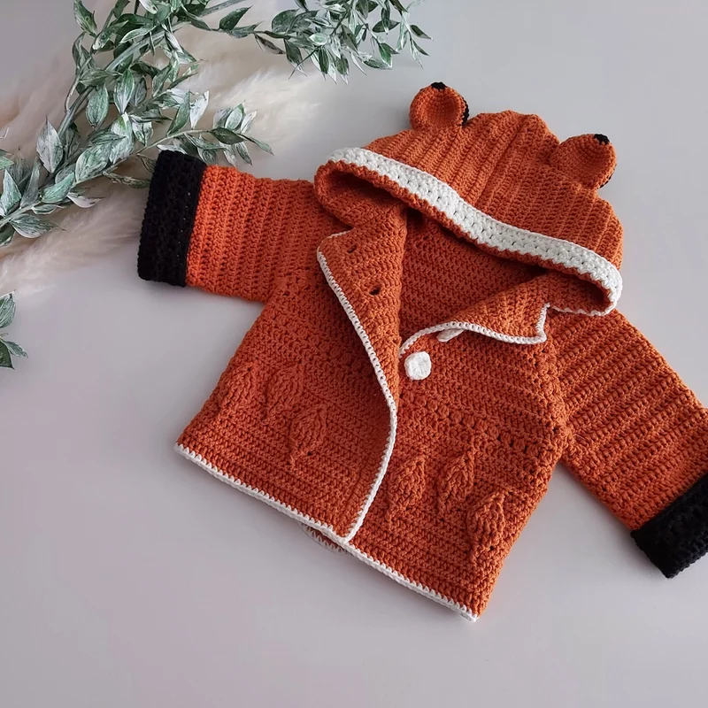 Babyjacke „Foxy“ – Häkelpaket