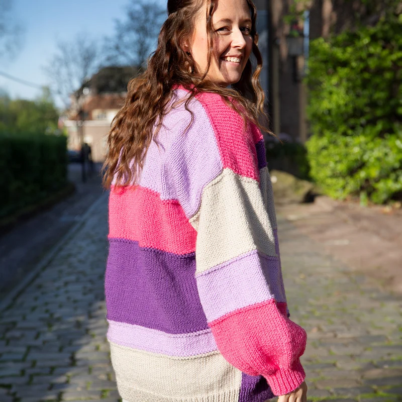 Strickpaket „Basis Jacke Super Amazing“