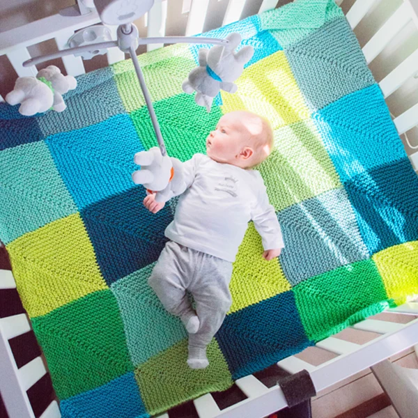 Strickanleitung für eine Boxdecke